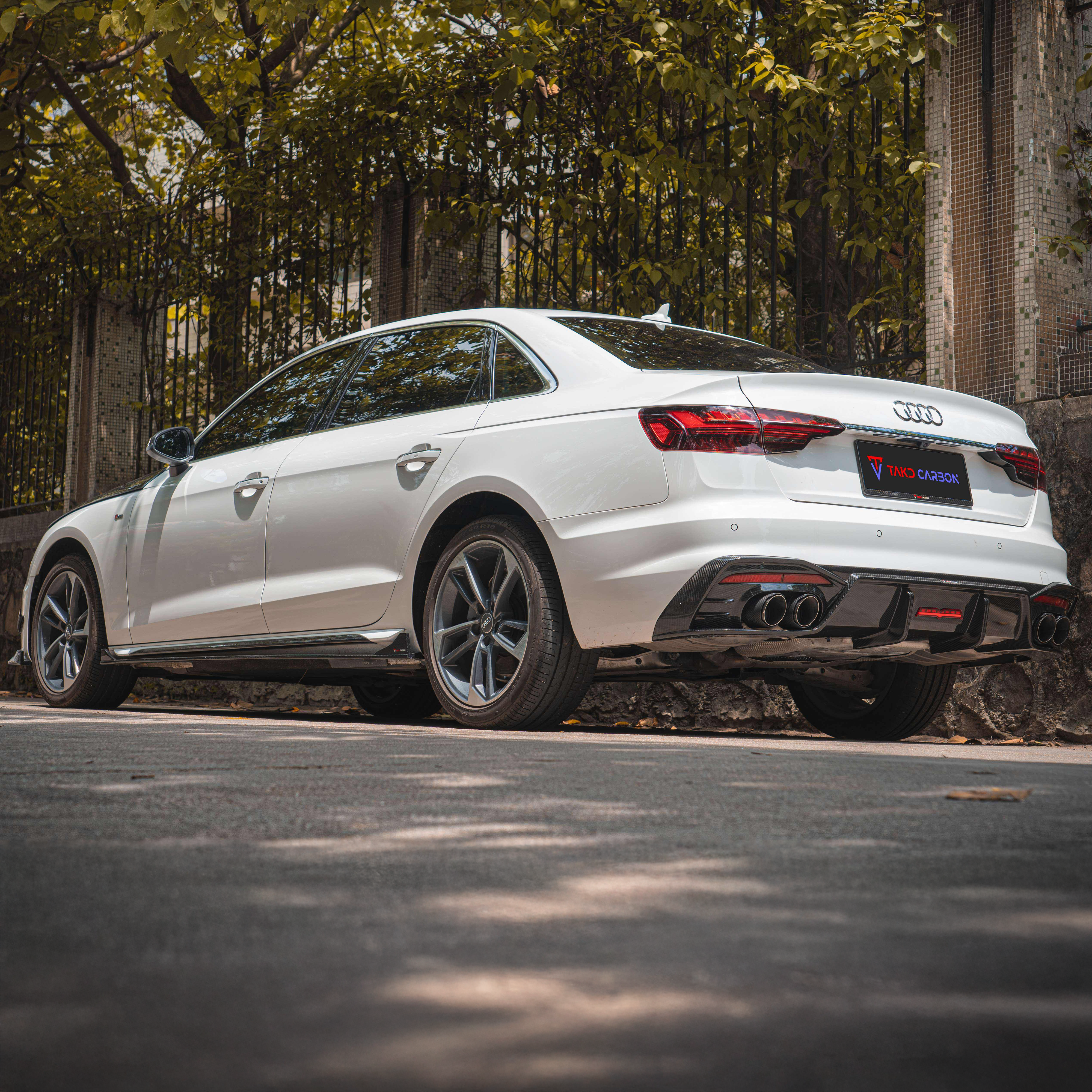 Audi TAKD V1 Pre-Preg Carbon Fiber Rear Diffuser For B9.5 S4 & A4