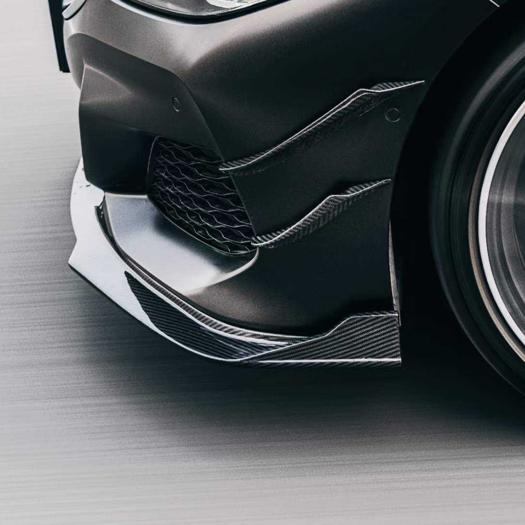 BMW TAKD Pre-Preg Carbon Fiber Front Canards for G15 8 Series Pre-LCI