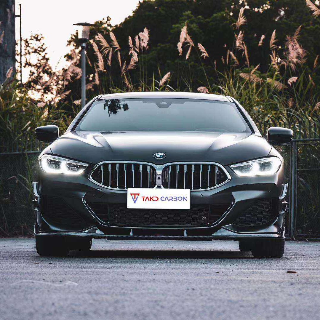BMW TAKD V1 Pre-Preg Carbon Fiber Front Splitter for G15 8 Series