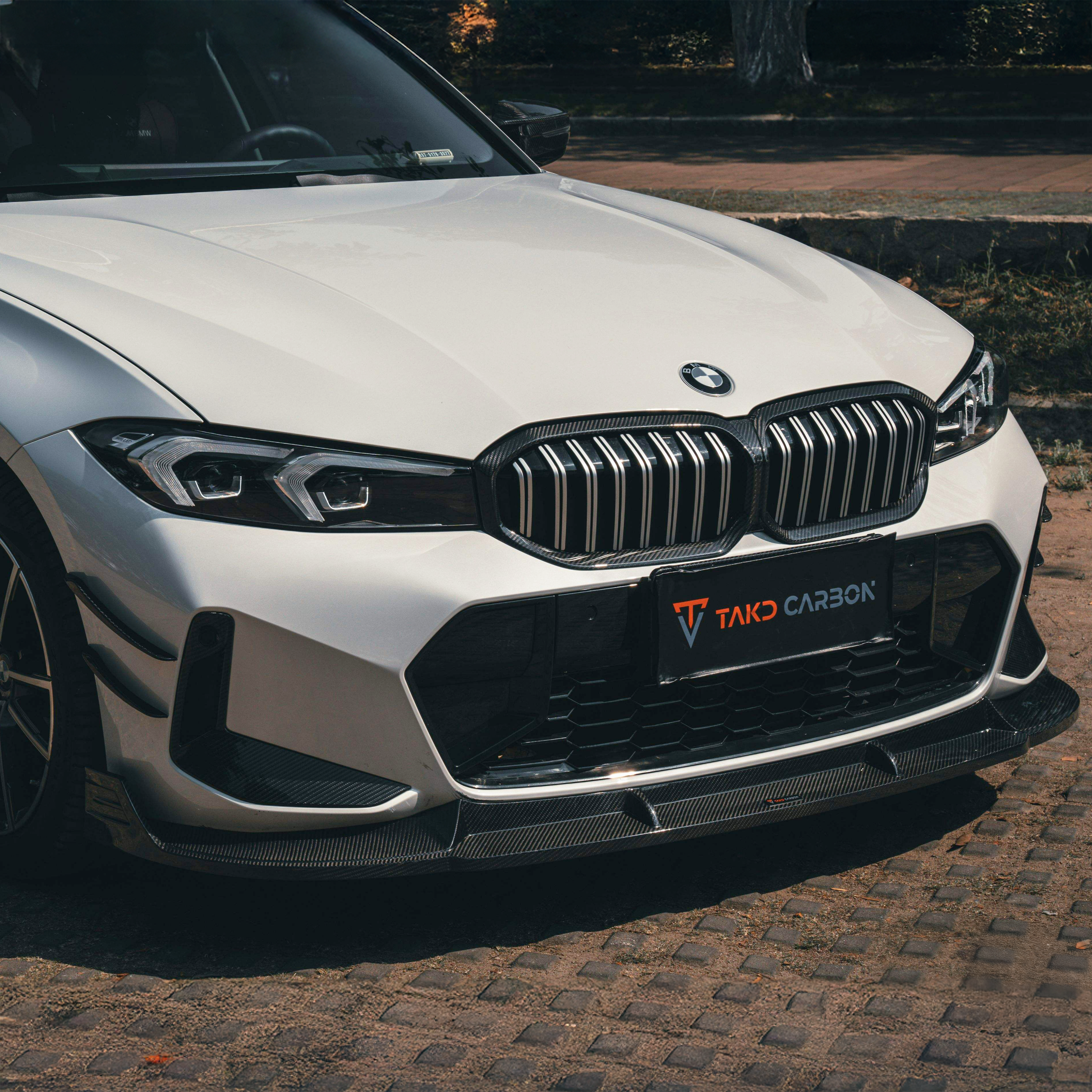 BMW TAKD Pre-Preg Carbon Fiber Front Splitter for G20 3 Series LCI