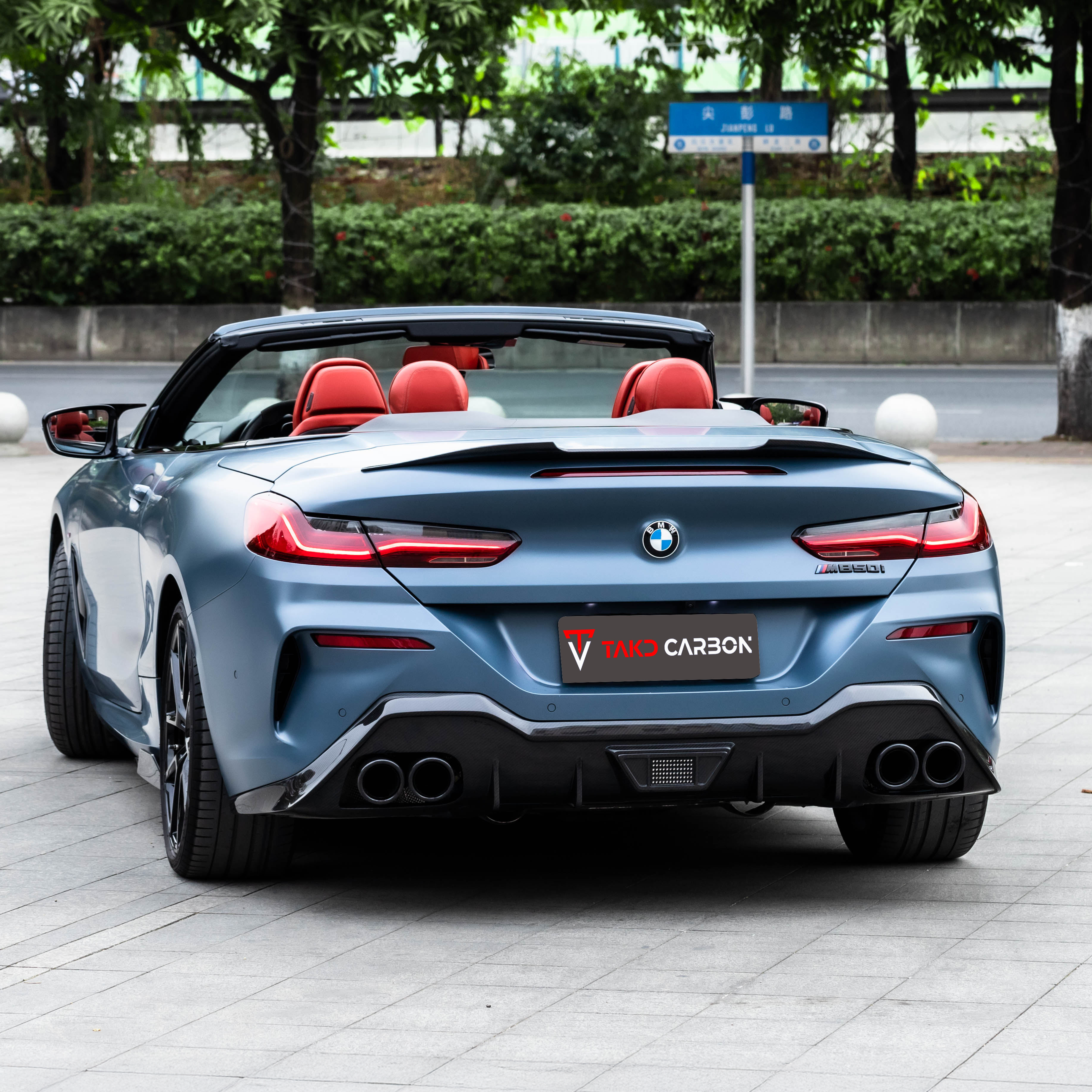 BMW TAKD V2 Pre-Preg Carbon Fiber Rear Diffuser for G15 8 Series