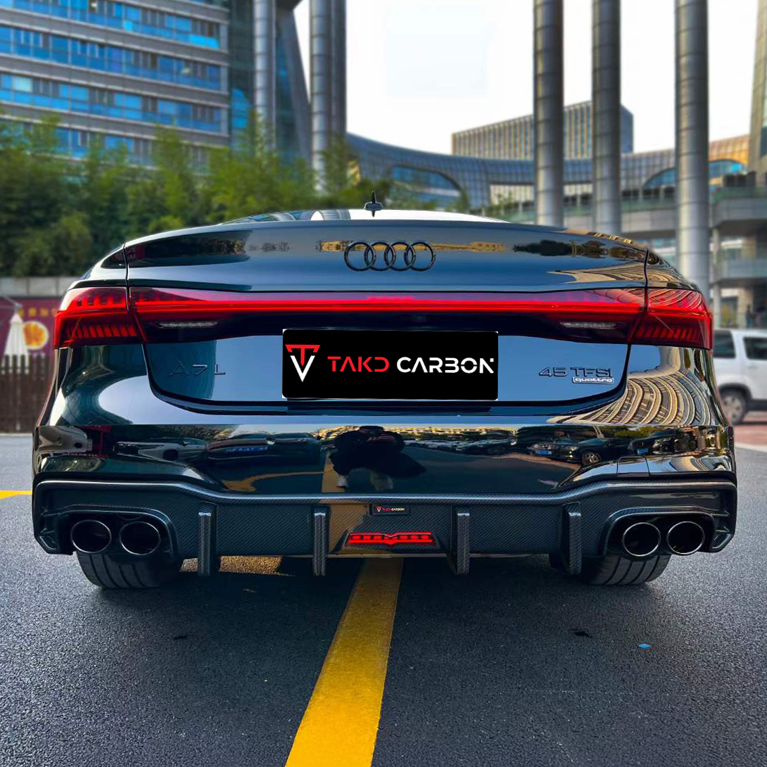 Audi TAKD Pre-Preg Carbon Fiber Rear Diffuser for C8 & C8.5 A7 & S7