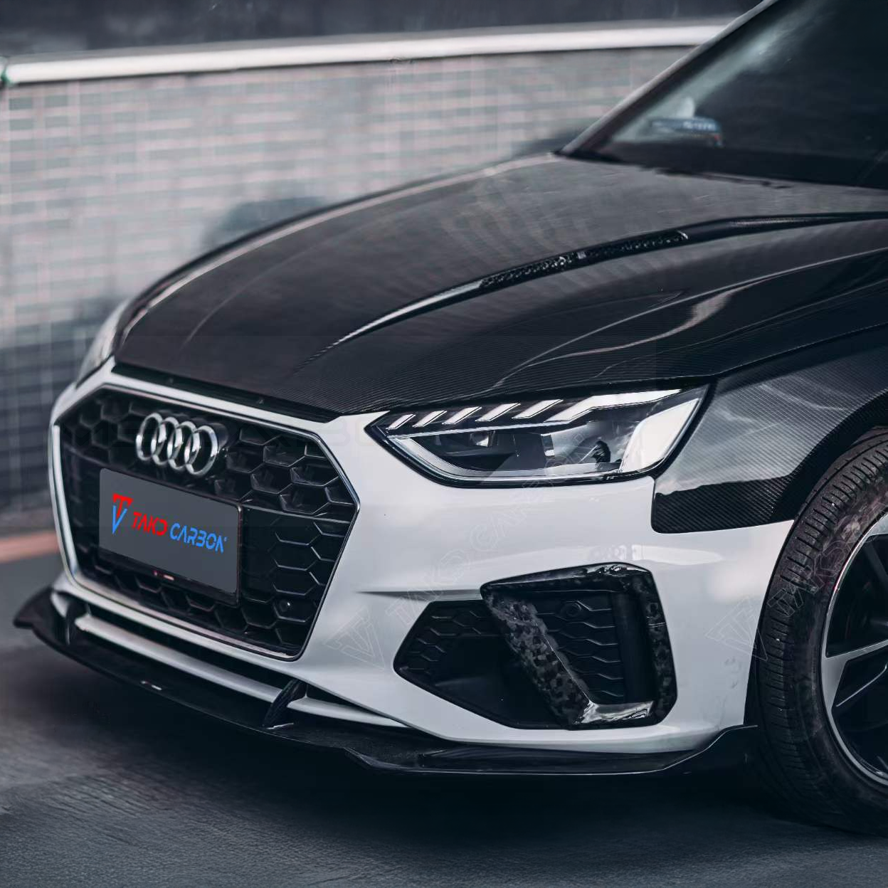 Audi TAKD V2 Pre-Preg Carbon Fiber Hood for A4 & S4 B9 & B9.5