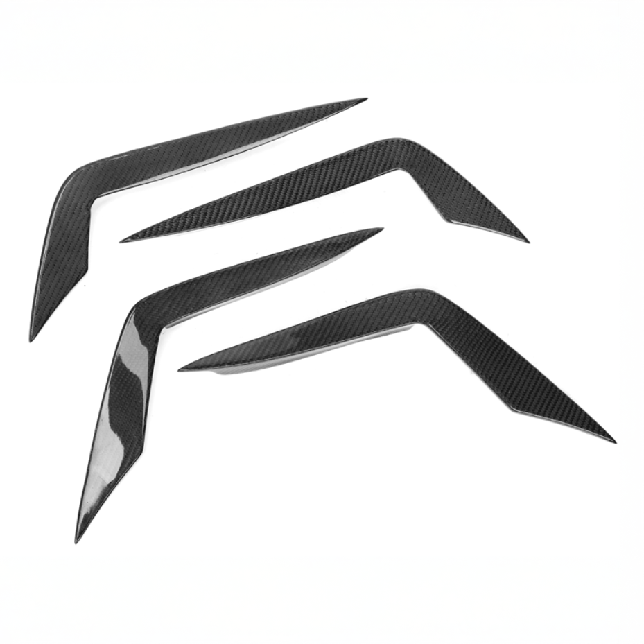 Audi TAKD Pre-Preg Carbon Fiber Front Canards for C8 A7 & S7