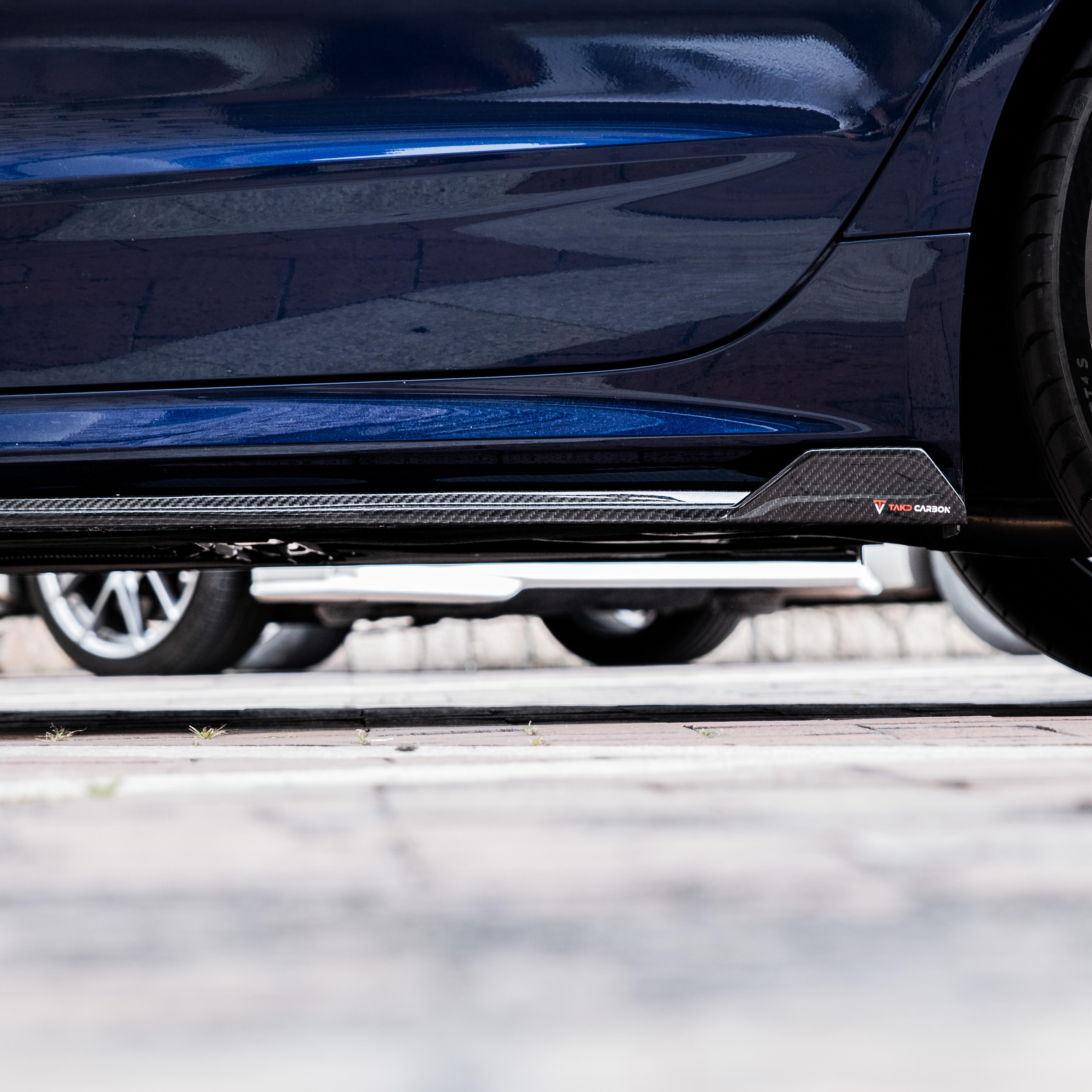 Audi TAKD Pre-Preg Carbon Fiber Side Skirts for C8 A7 & S7