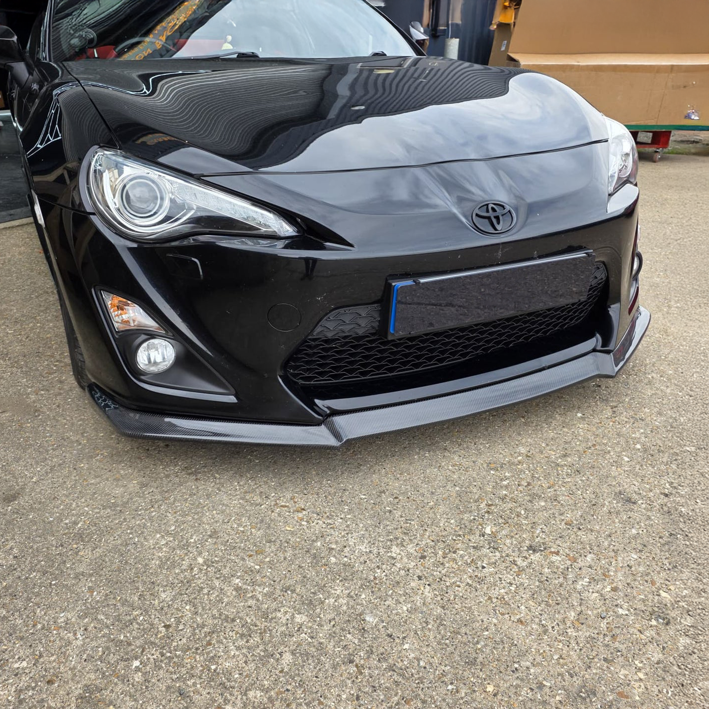 Toyota & Subaru Carbon Fiber JSL Style V2 Front Splitter for ZN6/ZC6 GT86 & BRZ PFL