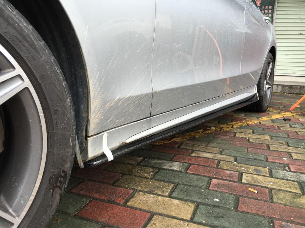 Mercedes Carbon Fiber JSL Style Side Skirts for W205 Sedan