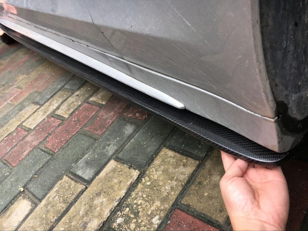 Mercedes Carbon Fiber JSL Style Side Skirts for W205 Sedan