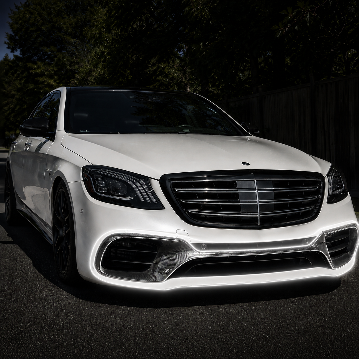Mercedes Carbon Fiber Front Vent Trim for W222 S63 & S65