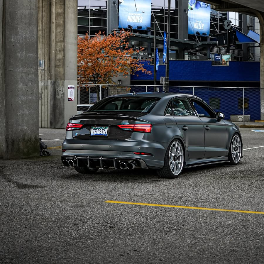 Audi Carbon Fiber Karbel Style Rear Diffuser for 8V A3 & S3 FL