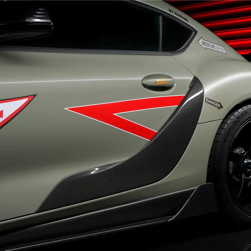 Toyota Pre-Preg Carbon Fiber Door Panel Trim for Supra A90