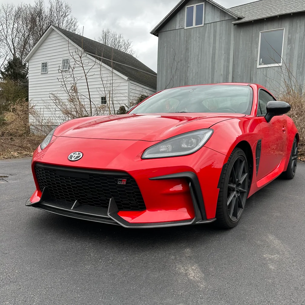Toyota & Subaru Carbon Fiber AD Style Front Splitter for GR86 & BRZ 2022+