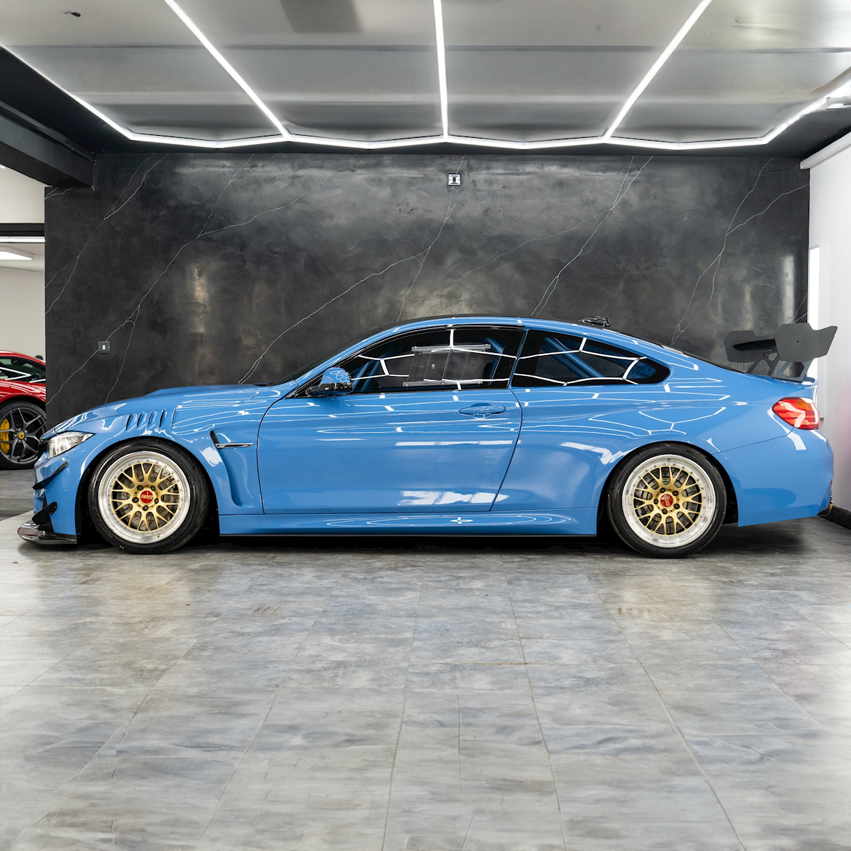 BMW Carbon Fiber M Performance Style Side Skirts for F82 M4