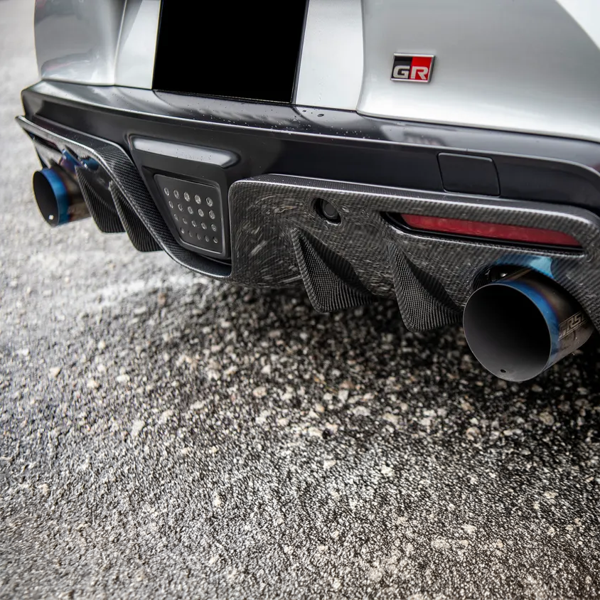 Toyota Carbon Fiber Aimgain Style Rear Diffuser for Supra A90