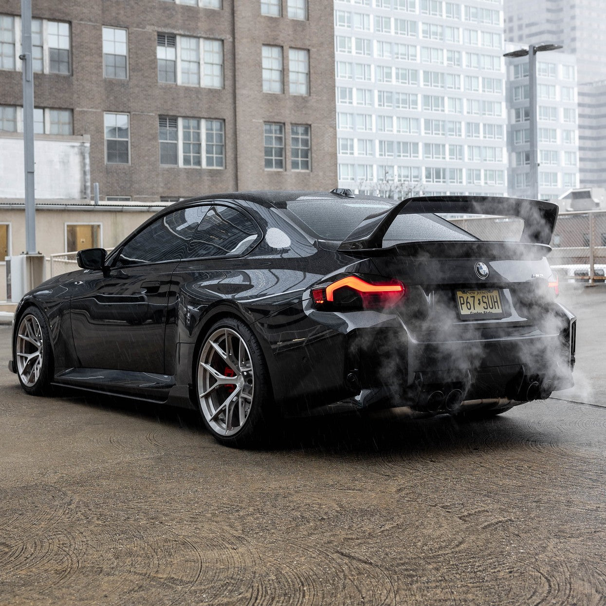 BMW Pre-Preg Carbon Fiber Alpha-N Style Rear Spoiler for G87 M2 & G42