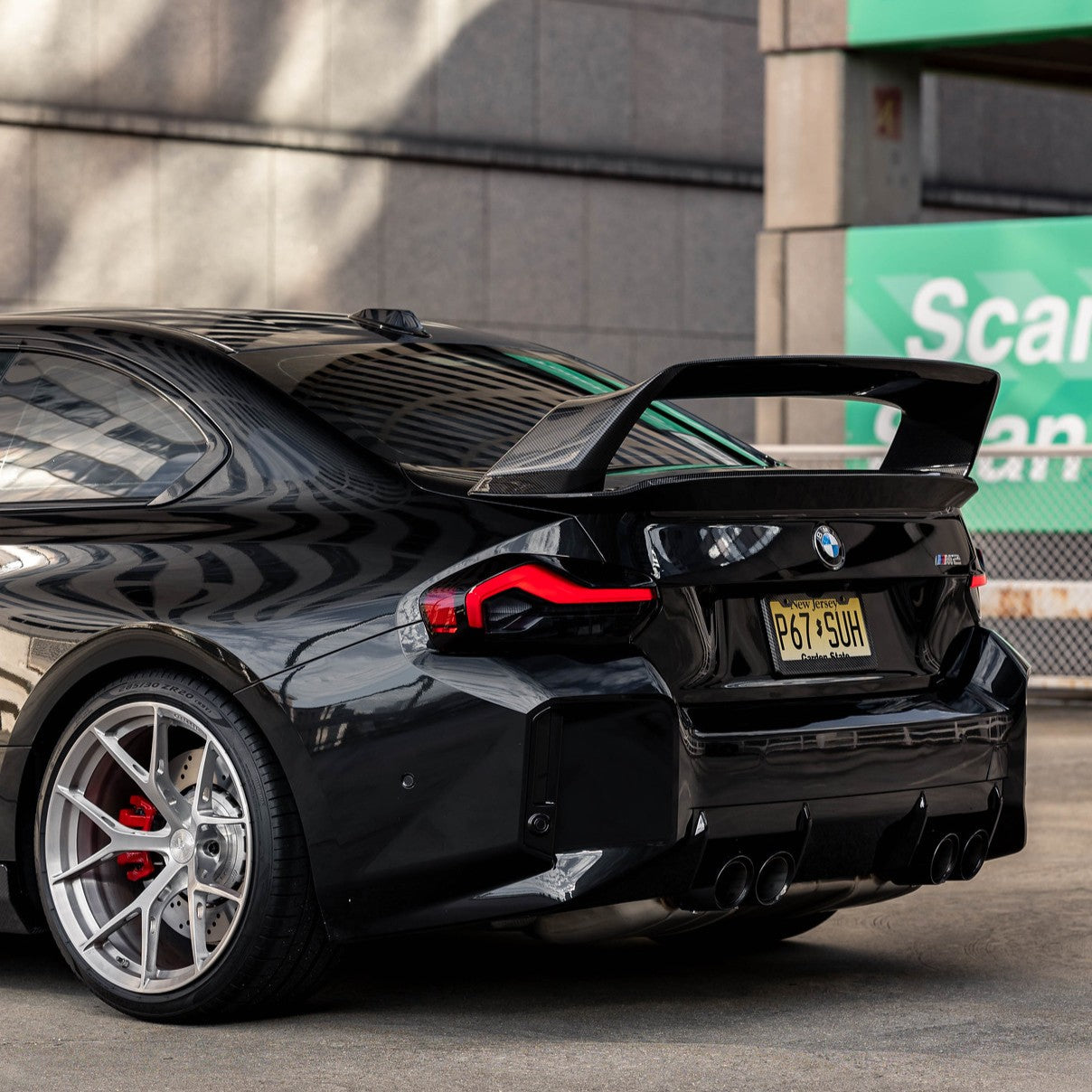 BMW Pre-Preg Carbon Fiber Alpha-N Style Rear Spoiler for G87 M2 & G42