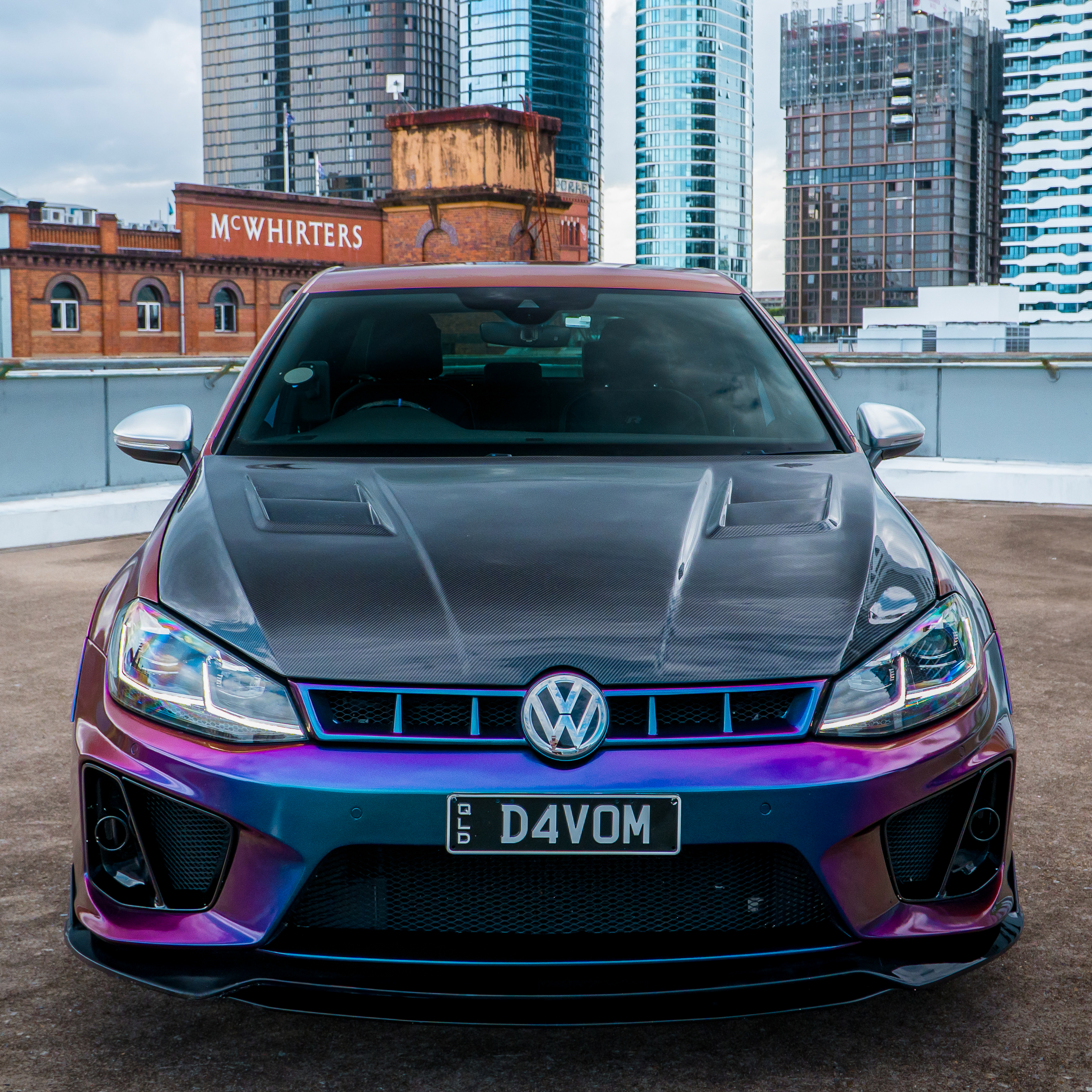 Volkswagen Carbon Fiber ASPEC Style Hood for Golf MK7 & 7.5