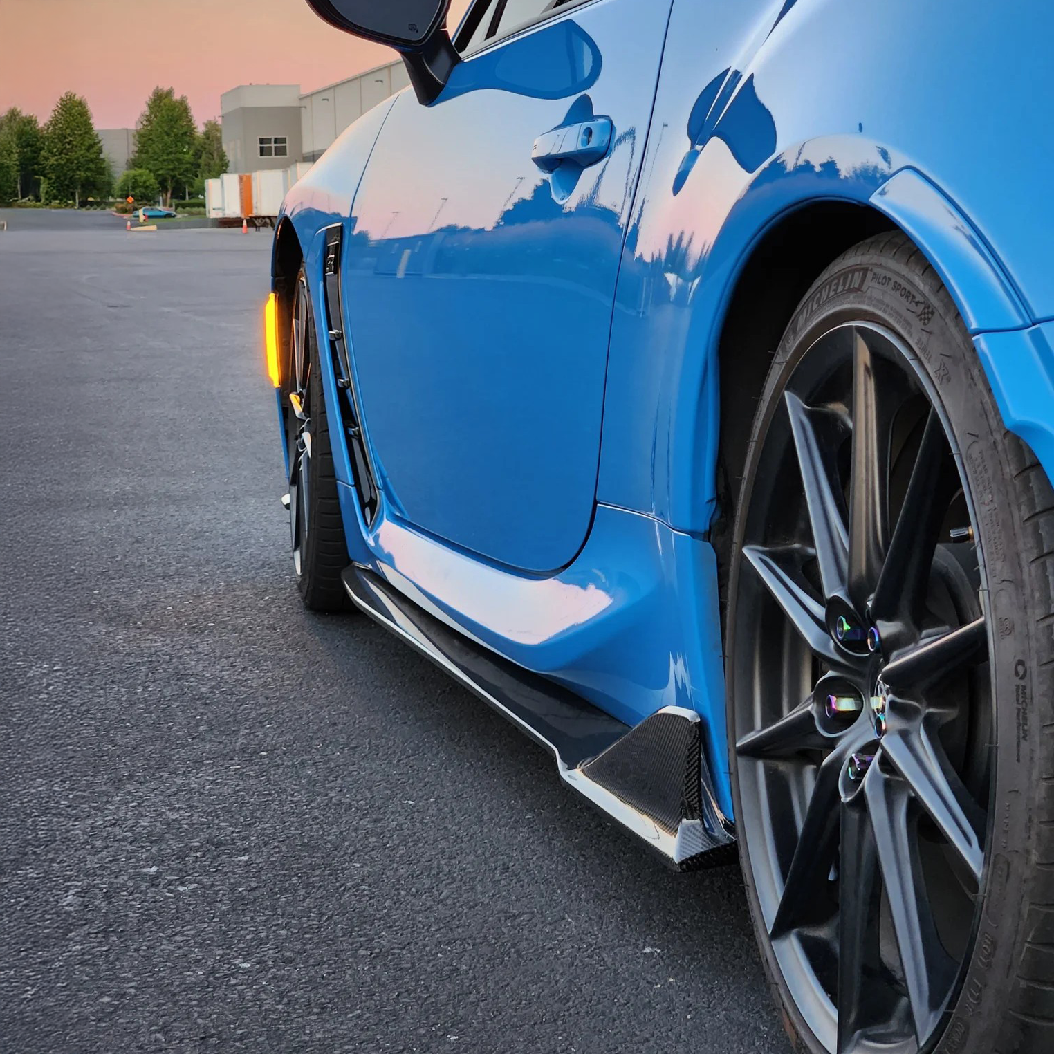 Toyota & Subaru Carbon Fiber AD Style Side Skirts for GR86 & BRZ 2022+