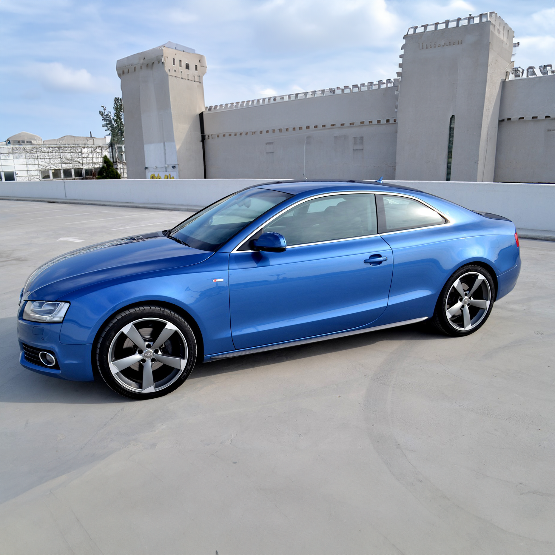 Audi Carbon Fiber JSL Style Side Skirts for B8 A5 Standard