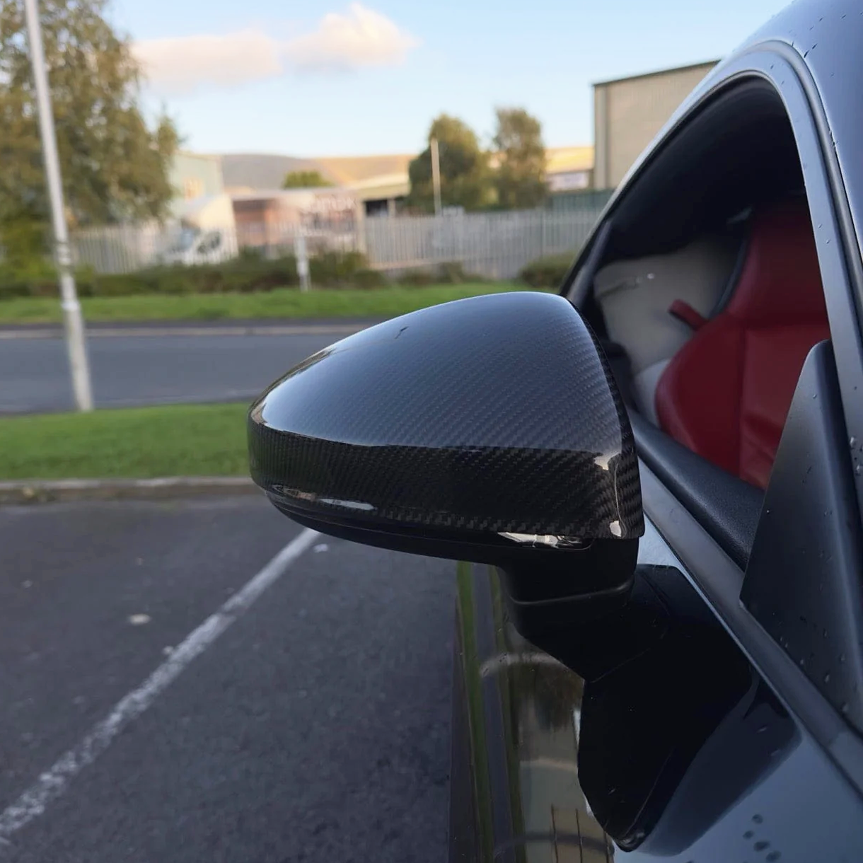 Audi Carbon Fiber Mirror Caps for MK3 TT & TTS & TTRS