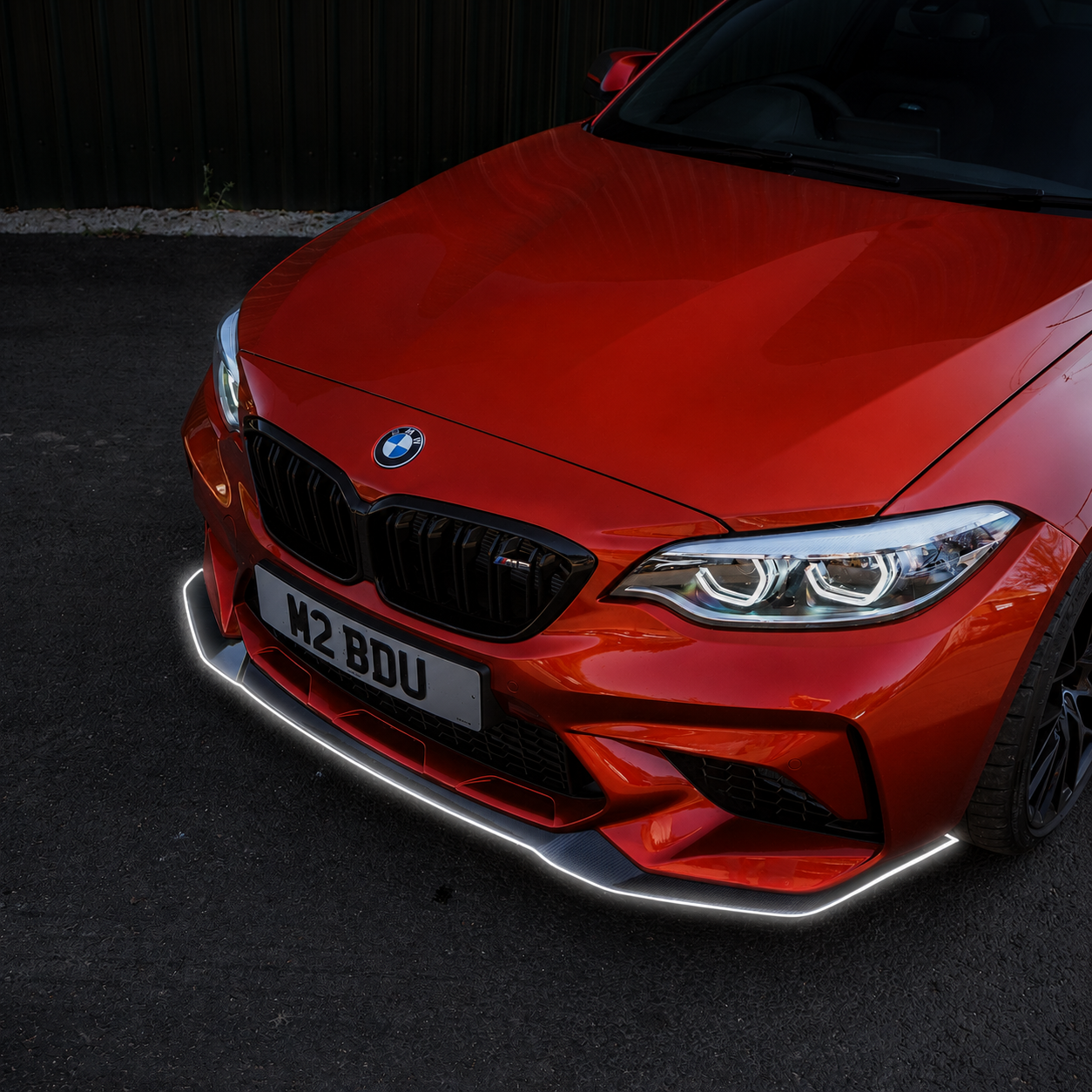 BMW Carbon Fiber CS Style Front Splitter for F87 M2C