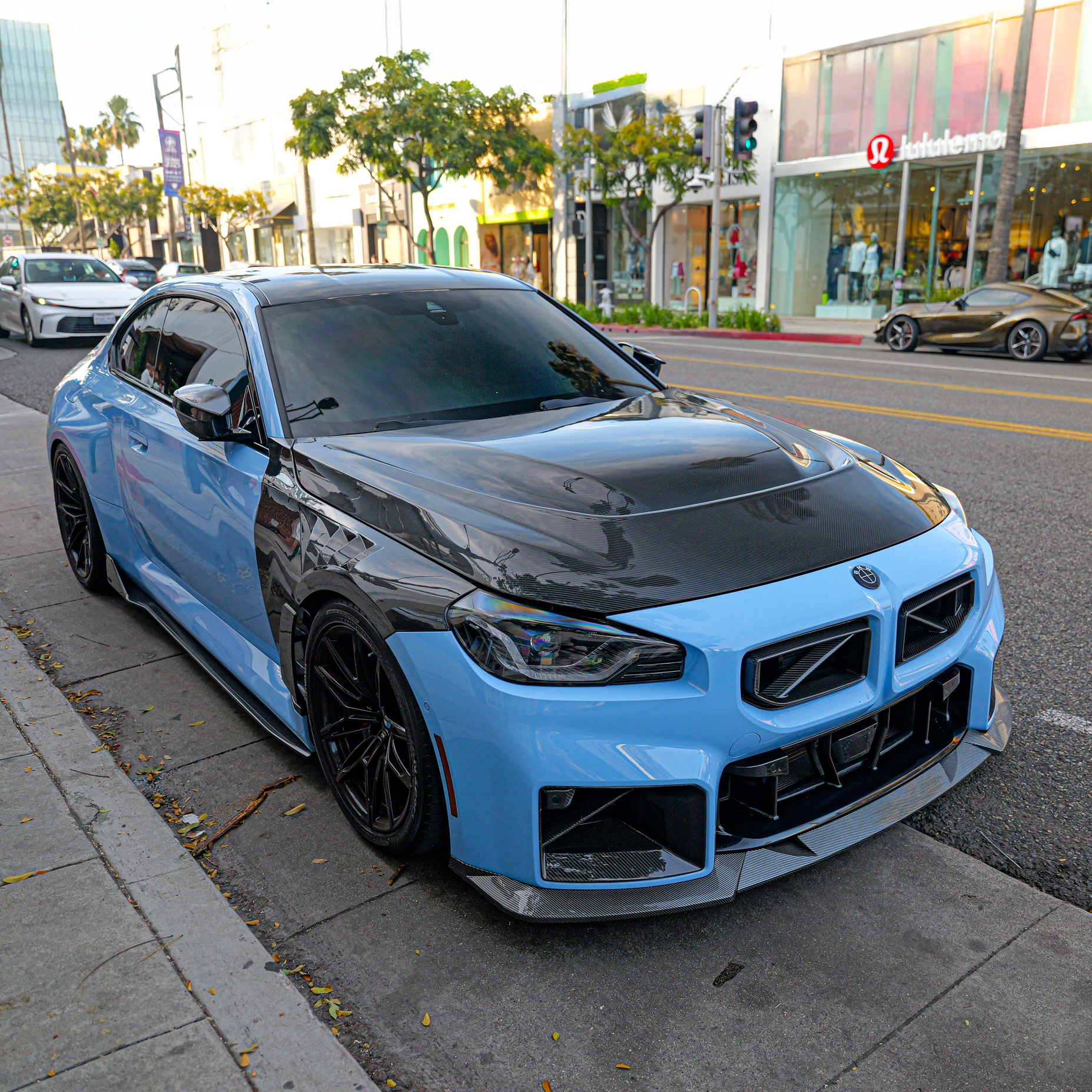 BMW Pre-Preg Carbon Fiber AN Style Hood for M2 G87