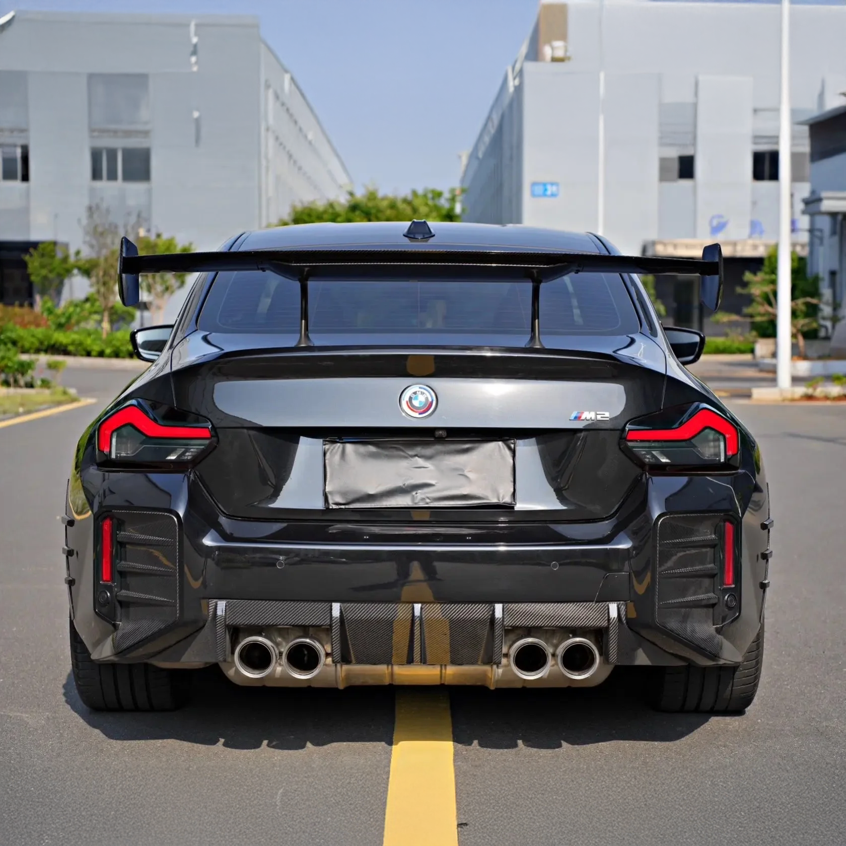 BMW Pre-Preg Carbon Fiber JSL Style Rear Spoiler for G87 M2 & G42