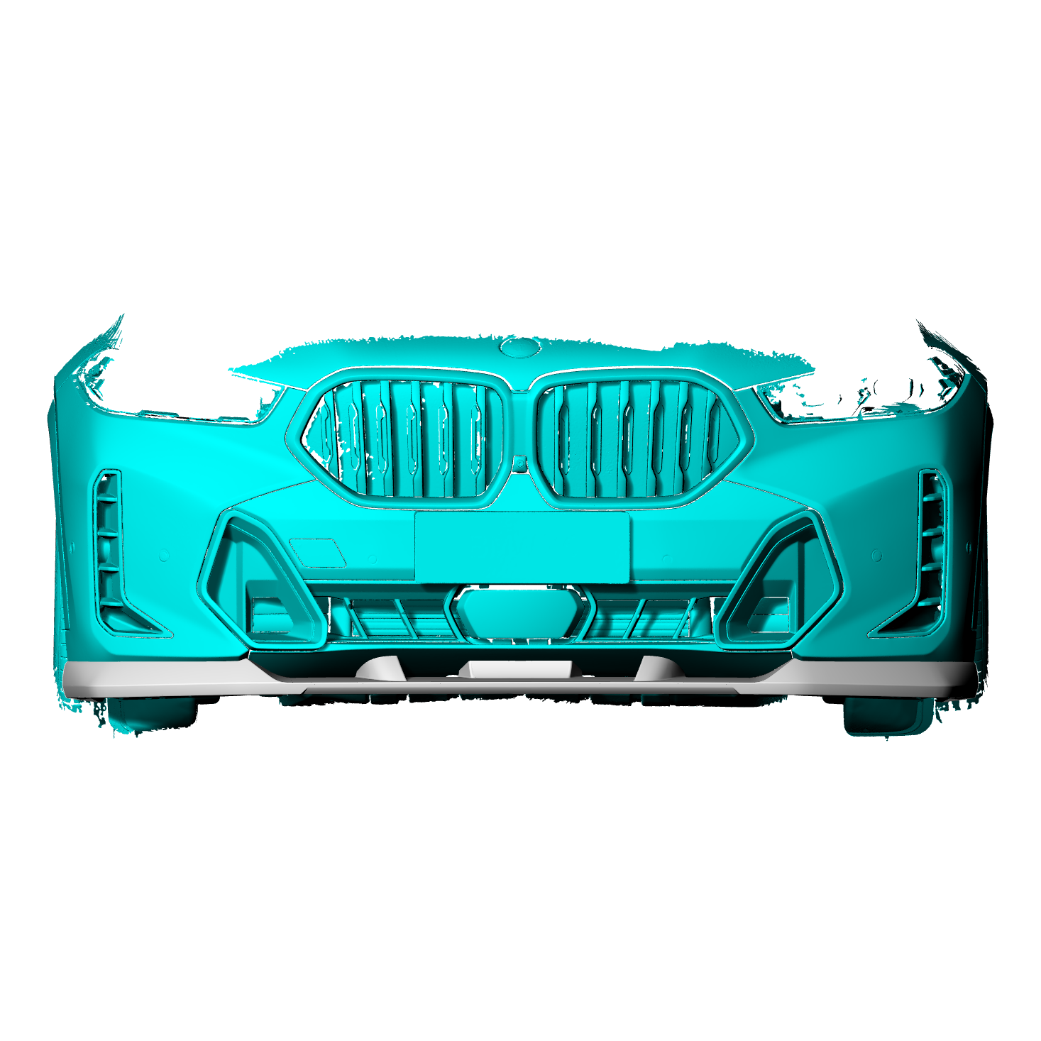 BMW Carbon Fiber 3D Style Front Splitter for G05 X5 & G06 X6 LCI