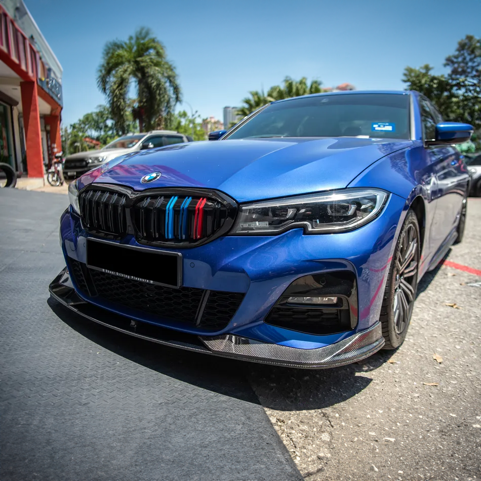 BMW Carbon Fiber AC Schnitzer Style Front Splitter for G20 Pre-LCI