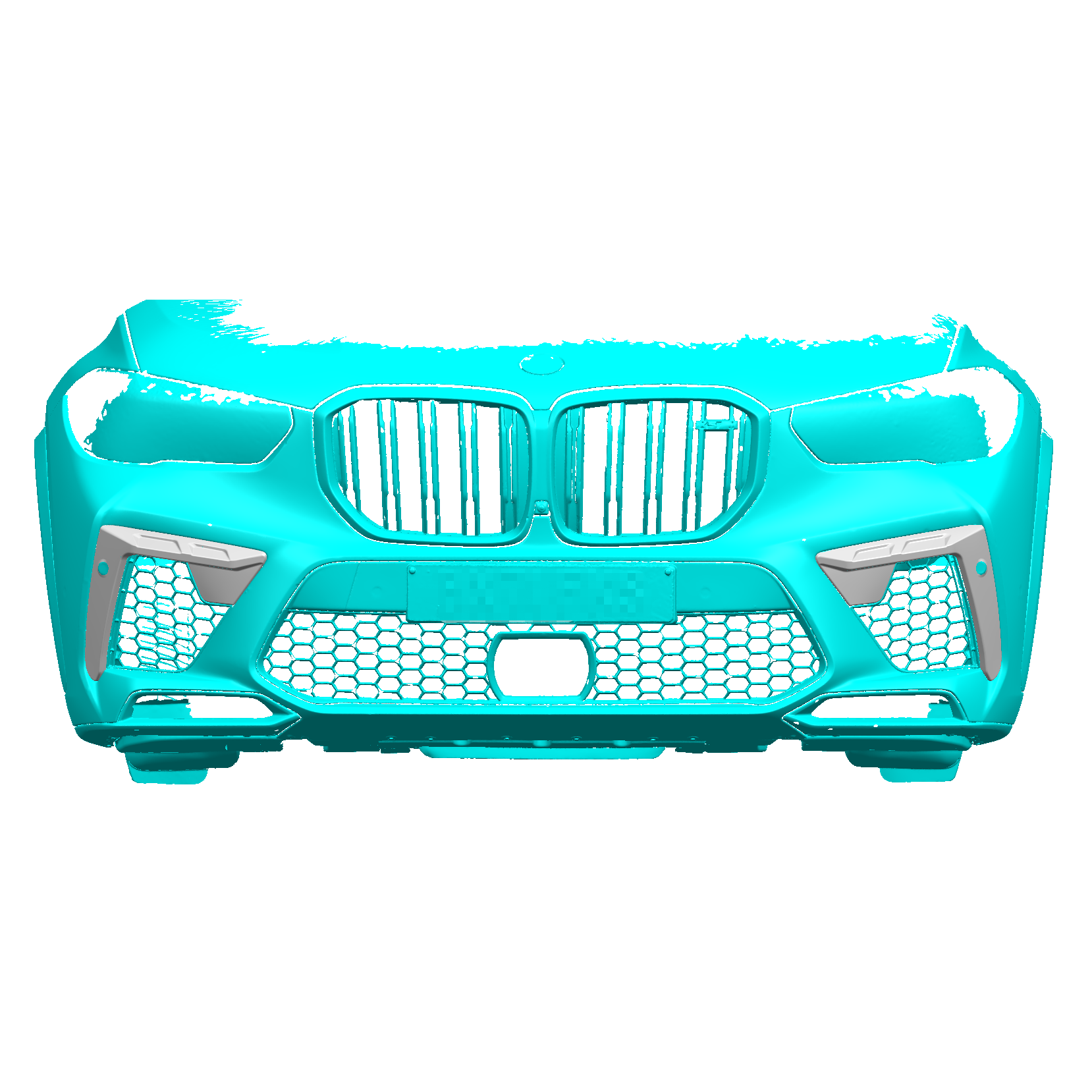 BMW Pre-Preg Carbon Fiber Front Bumper Trim for F95 X5M Pre LCI