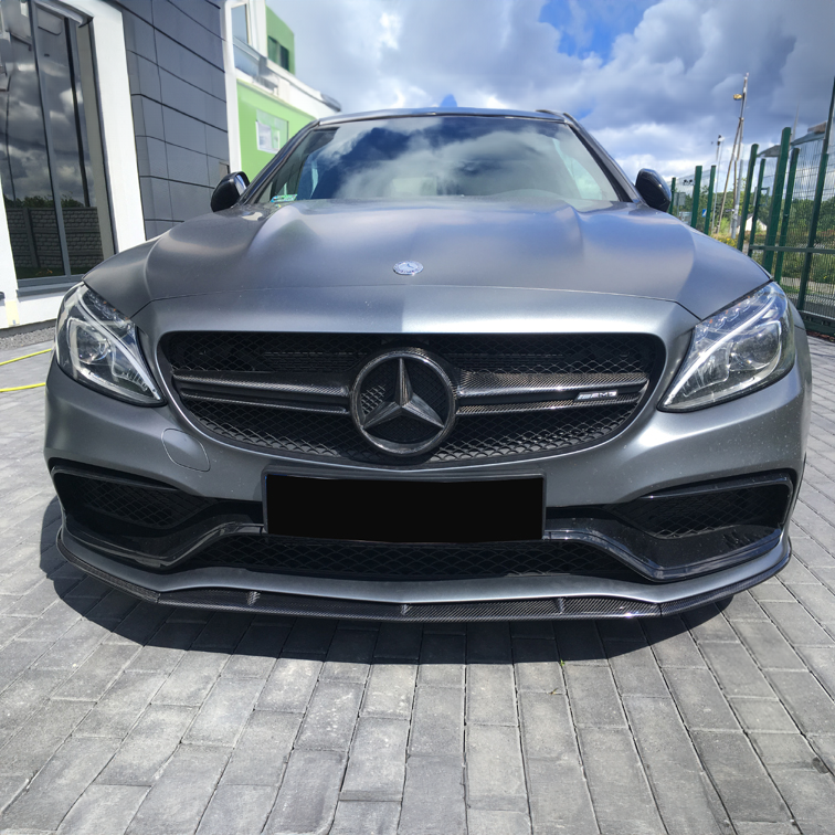 Mercedes Carbon Fiber AMG Edition 1 Style Front Splitter for W205 C63 Coupe