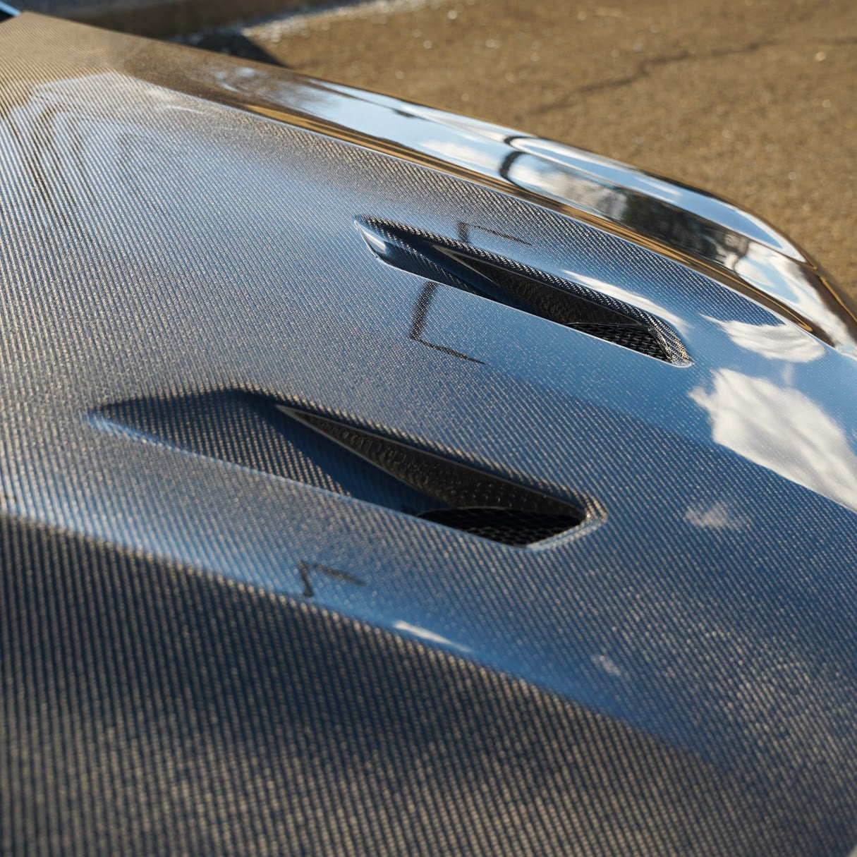 Mercedes Carbon Fiber 507 Style Hood for W204 C63 FL