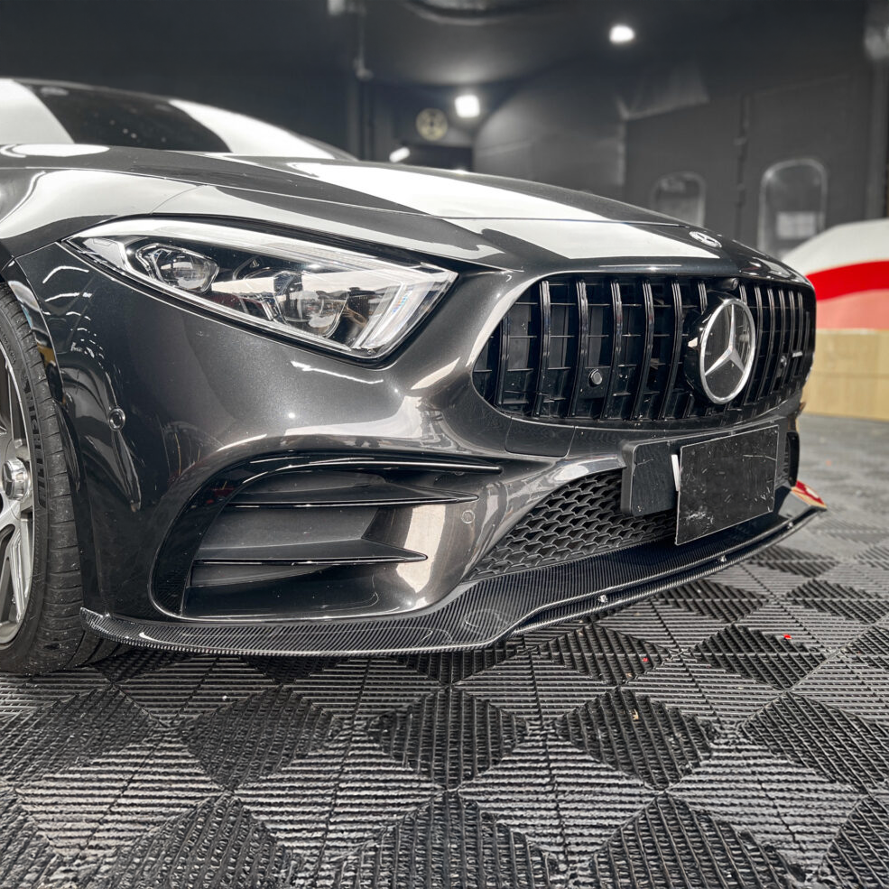 Mercedes Carbon Fiber JSL Style Front Splitter for C257 CLS Class