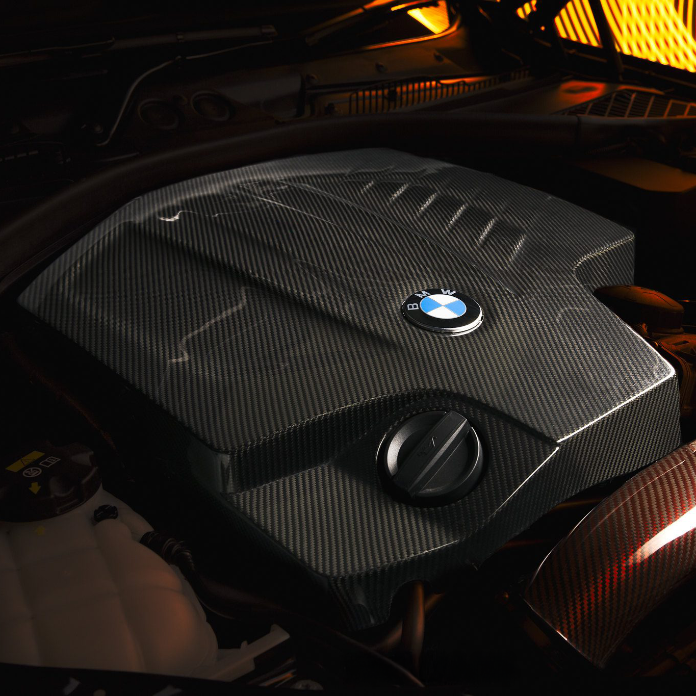 BMW Carbon Fiber Engine Cover for F87 M2