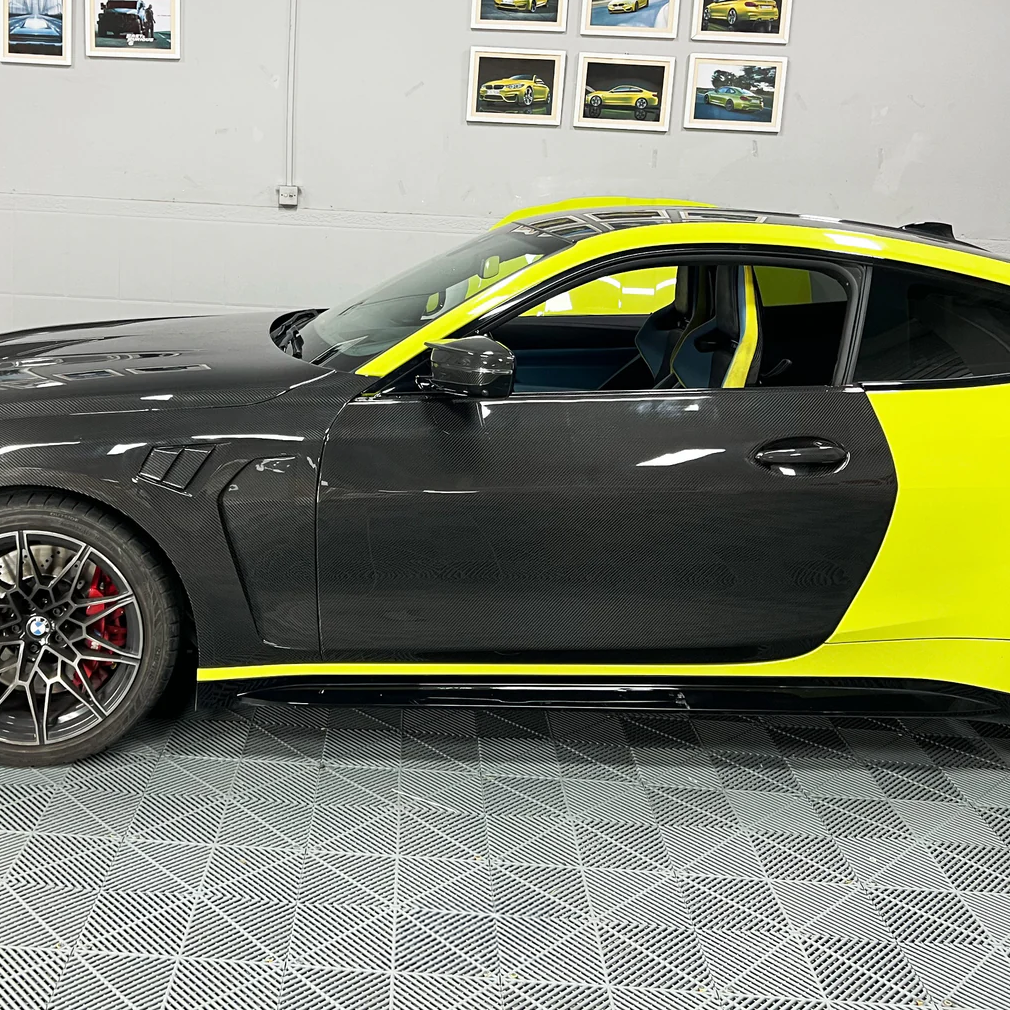 BMW Pre-Preg Carbon Fiber Doors for G22 4 Series & G82 M4