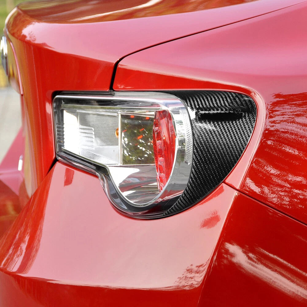 Toyota & Subaru Pre-Preg Carbon Fiber Tail Light Surrounds for ZN6/ZC6 GT86 & BRZ