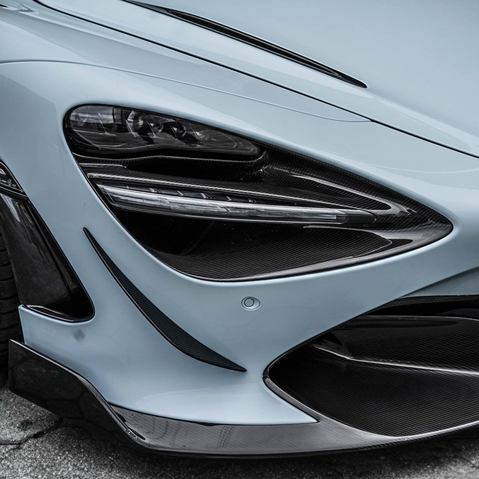 McLaren Pre-Preg Carbon Fiber Headlight Trim for 720S