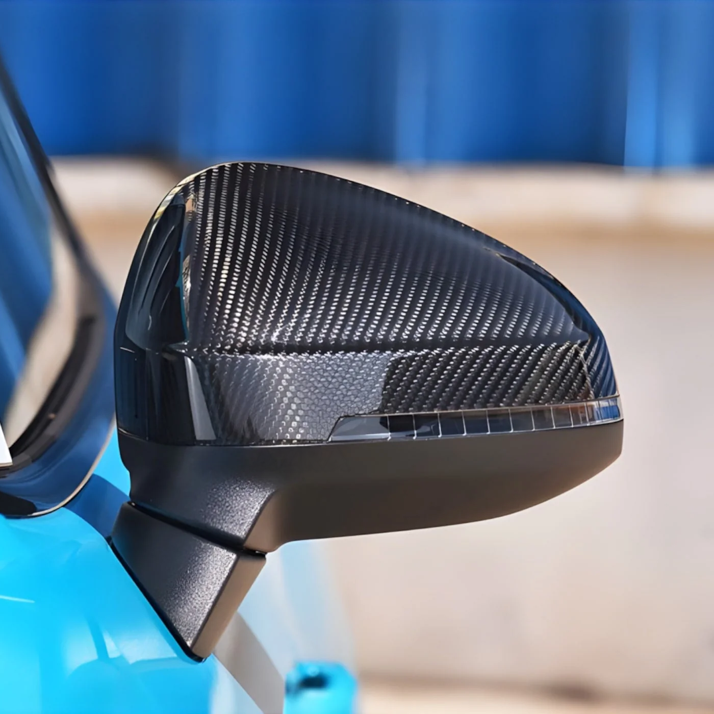 Audi Carbon Fiber Mirror Caps for B9 & B9.5