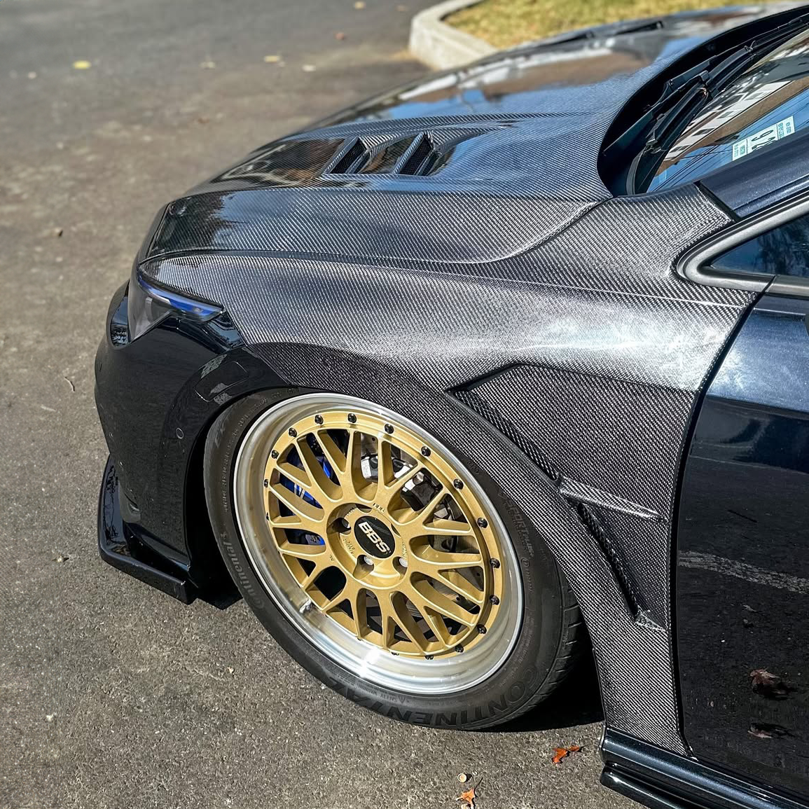 Volkswagen Empero Designs Carbon Fiber Front Fenders for Golf MK8 PFL