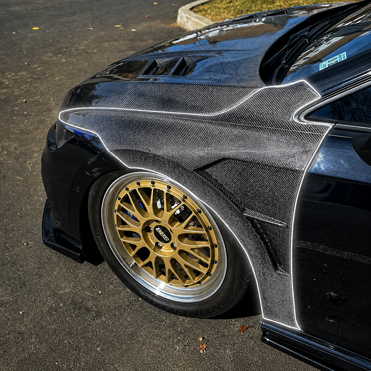 Volkswagen Empero Designs Carbon Fiber Front Fenders for Golf MK8 PFL
