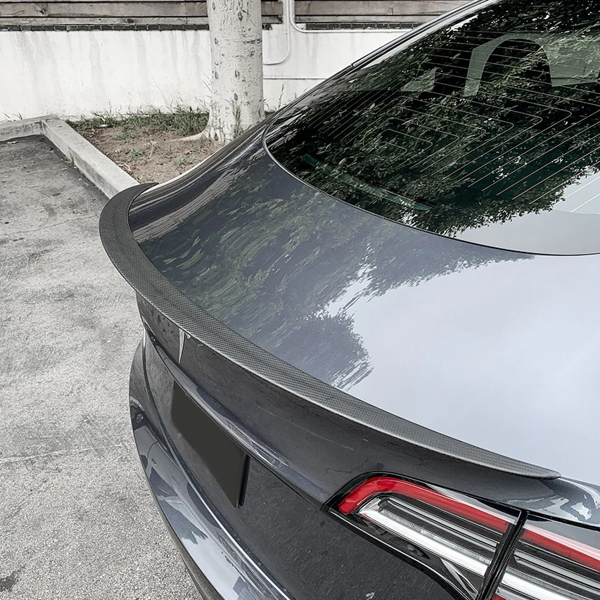 Tesla Carbon Fiber Performance Style Rear Spoiler for Model 3 2016-2023
