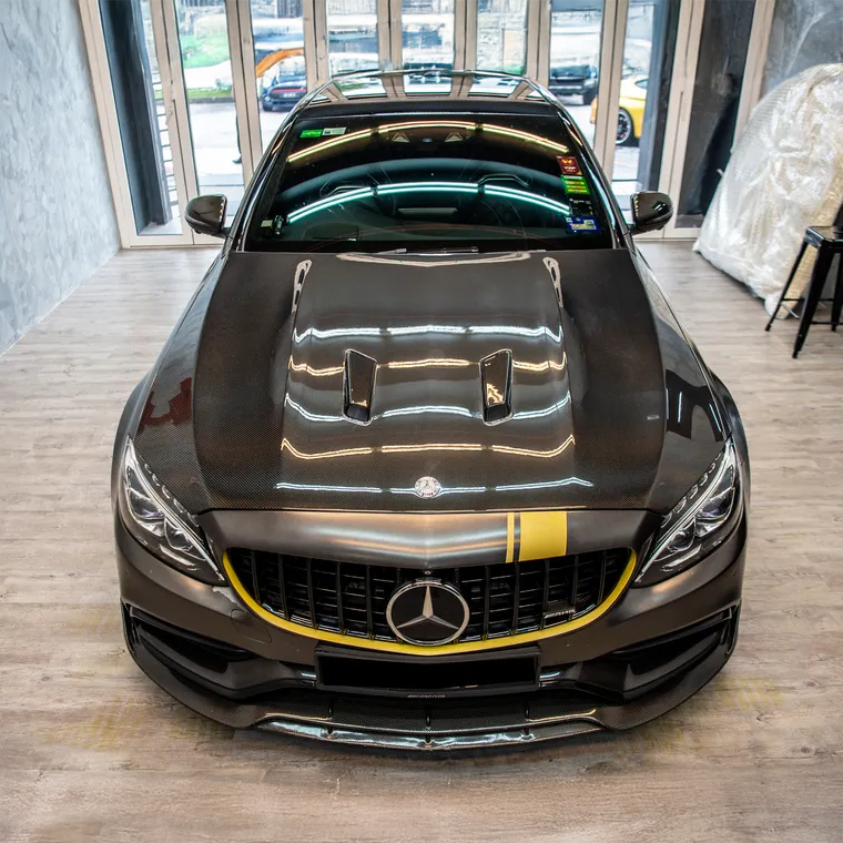 Mercedes Carbon Fiber 507 Style Hood for W205