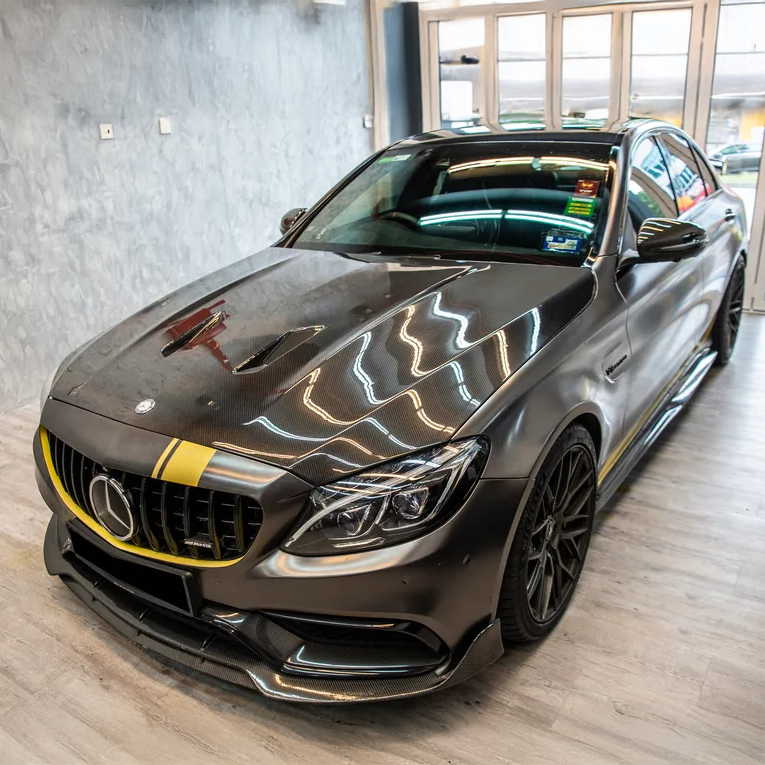 Mercedes Carbon Fiber 507 Style Hood for W205