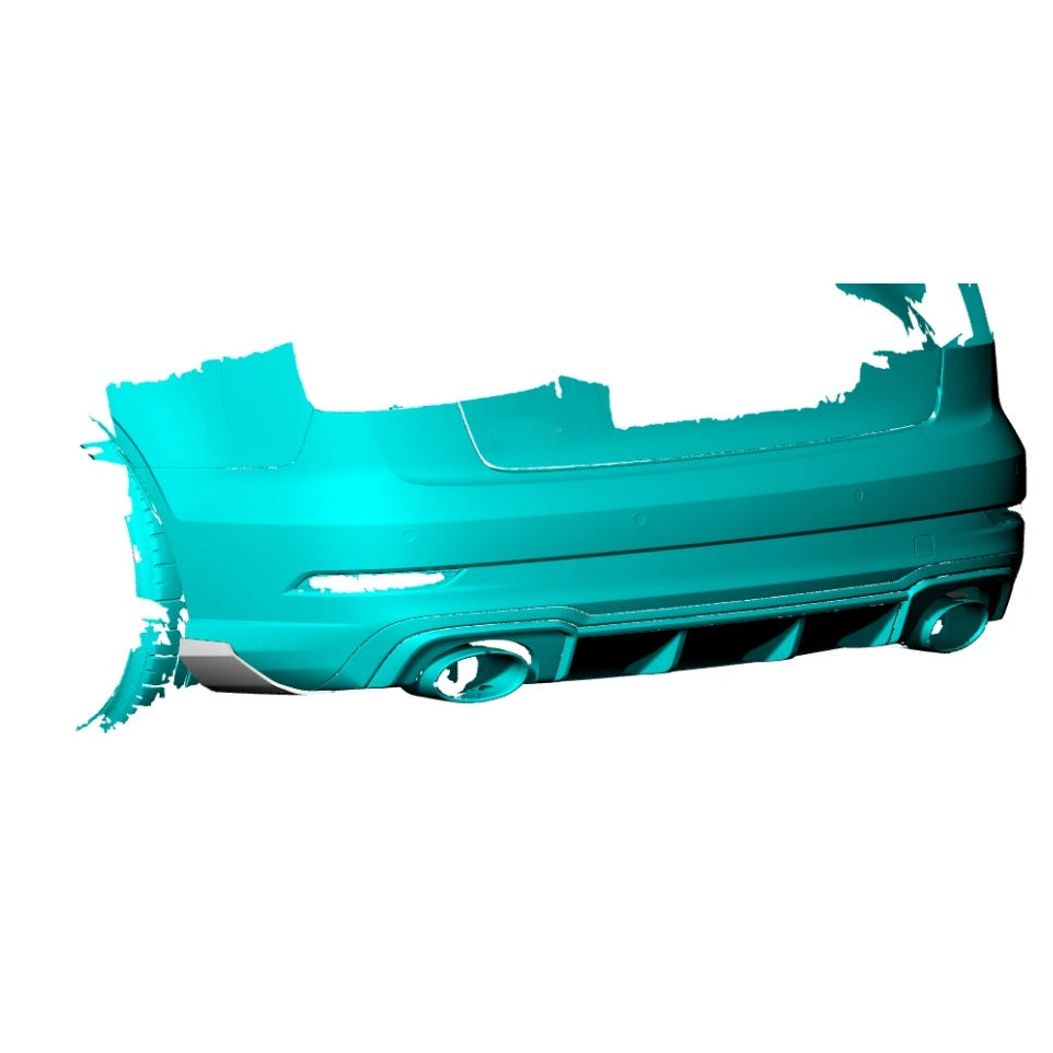 Audi Carbon Fiber Rear Bumper Spats for 8V RS3 FL