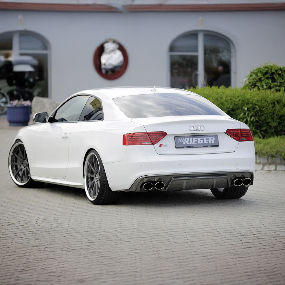 Audi Carbon Fiber Rieger Style Rear Diffuser for B8.5 A5 & S5