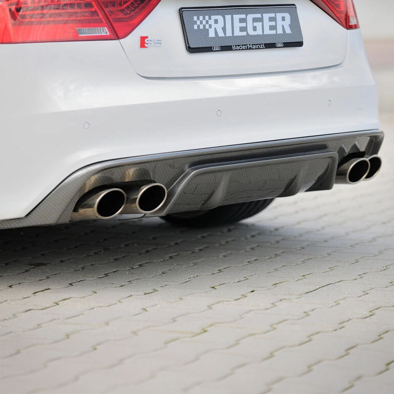 Audi Carbon Fiber Rieger Style Rear Diffuser for B8.5 A5 & S5