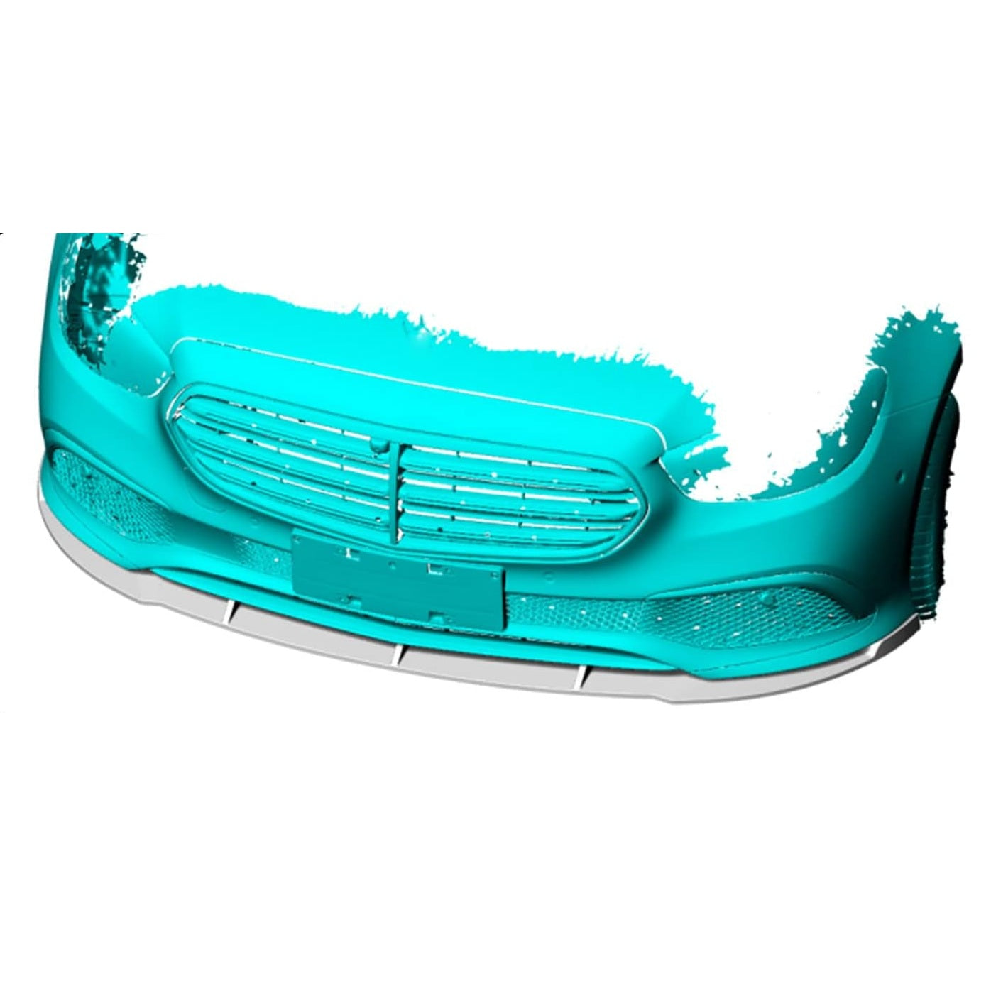 Mercedes Carbon Fiber JSL Style Front Splitter for W213 Exclusive Line