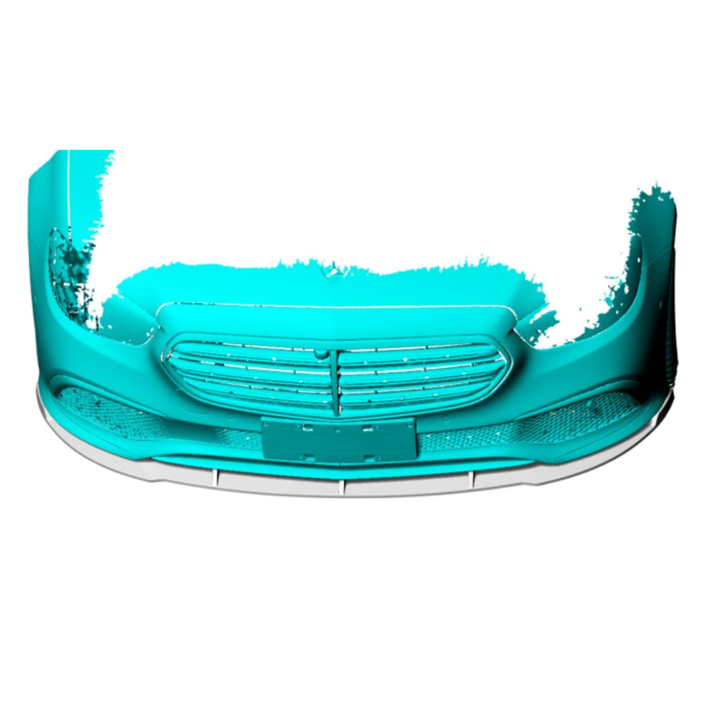 Mercedes Carbon Fiber JSL Style Front Splitter for W213 Exclusive Line