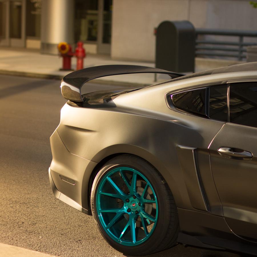 Ford Carbon Fiber GT350R Style Rear Spoiler for Mustang 2015-2023