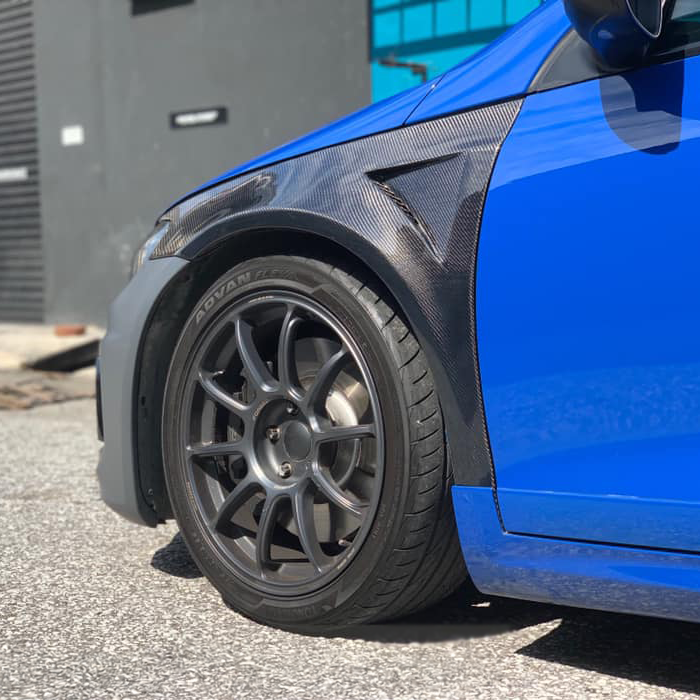 Volkswagen Carbon Fiber R Style Front Fenders for Scirocco 1S